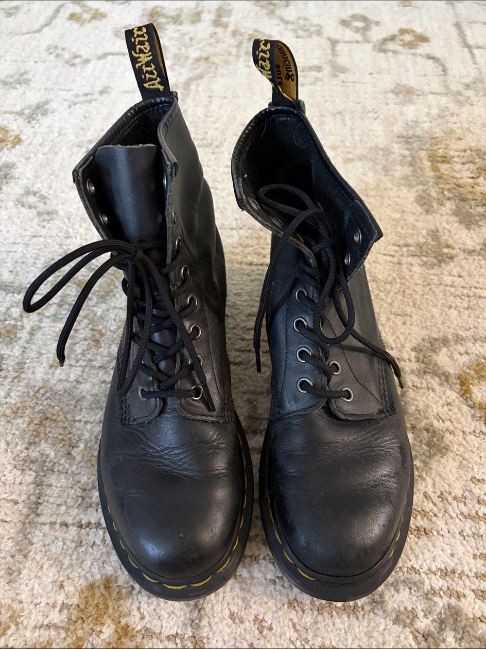 Dr. Marten 1460 Pascal Virginia Leather Lace Up Boots